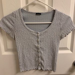 brandy blue floral zelly top